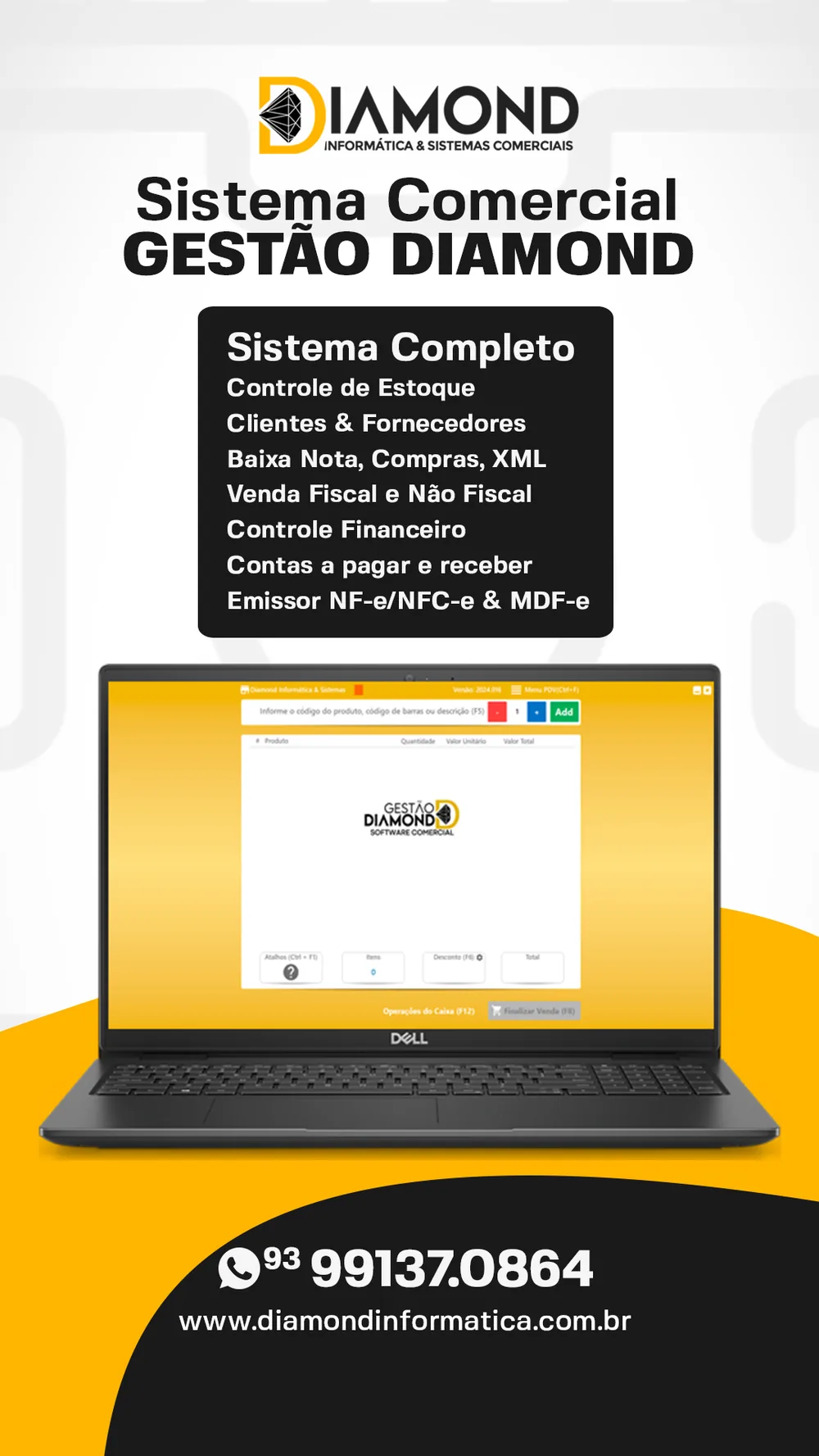 Sistema Comercial Gestão Diamond